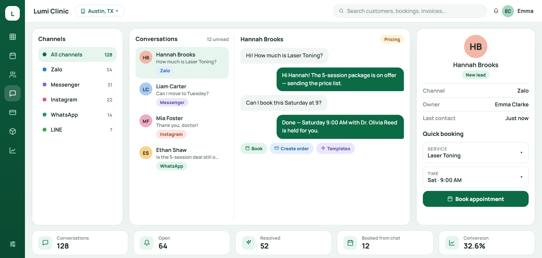 Qub-X unified inbox